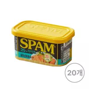 CJ 스팸 25%라이트 200g x 20개