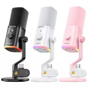 마오노 PD100W 무선 게이밍 방송용 USB 다이나믹 마이크 데스크 스탠드