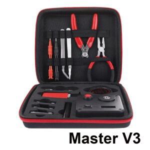 코일 마스터 V3 도구 키트 지그 롤링 백 DIY 면 521 탭 미니 옴 미터 장치 재건 가열 와이어