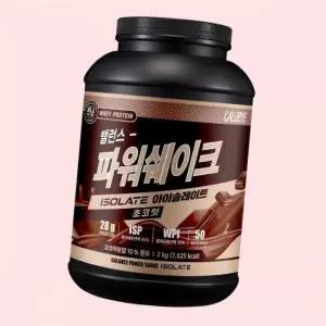 칼로바이 밸런스 파워쉐이크 아이솔레이트 WPI 유청단백질 헬스보충제 프로틴 파우더 초코맛 2kg 4615313