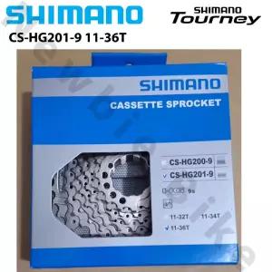 시마노 알투스 CS HG201 카세트 9단 프리휠 11-36T 실버 MTB 스프라켓 K7 산악자전거 부품