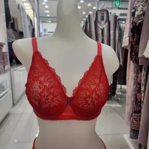[비비안]자가드레이스 통기성 좋은 홑겹 브라BR6820_KG