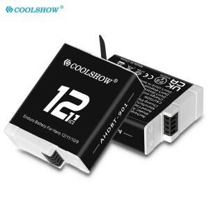 고프로 히어로 12 11 10 9 엔듀로 액션 카메라 액세서리 블랙 배터리 1800mah