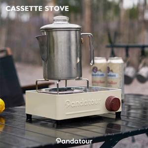 PANDATOUR 캠핑 가스 스토브 5 버너 피크닉 하이킹 캠핑  화력 야외 휴대용 카세트