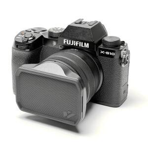 호환 후지 XC15-45 후드용 XT50 xt30 52mm 빈티지 스퀘어 렌즈 보호 커버