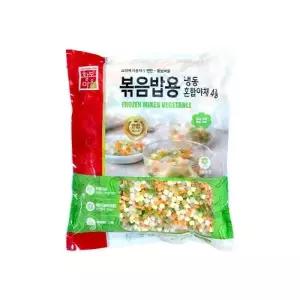 황보마을 혼합야채 4종 볶음밥용 1kg 냉동
