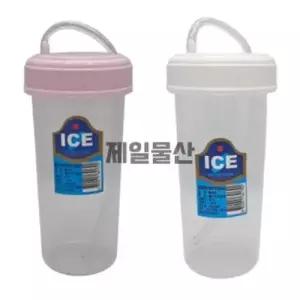 덕신화학 다회용 빨대컵 300ml 간편 플라스틱컵 색상랜덤 2개 WFHO2UV