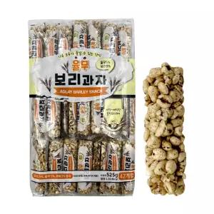 율무스낵 옛날과자 전통과자 율무 보리과자 525g 1봉(42개입)