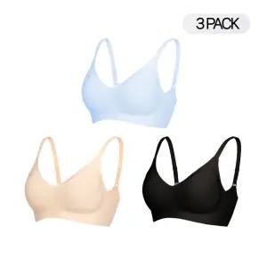하성민기업 [3pack] 라이트윙 심리스 브라 초경량 패드일체형 노와이어 3매입