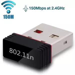 미니 USB WiFi 어댑터 150M 무선 네트워크 카드 RTL8188 MT7601 이더넷 수신기 동글 PC 컴퓨터 액세서리