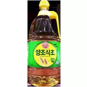 양조식초 오뚜기 1.8L/식초/상큼한/식당용/업소용/요리용/음식용/조리용/가정용/조미료/다용도/깔끔한/양조