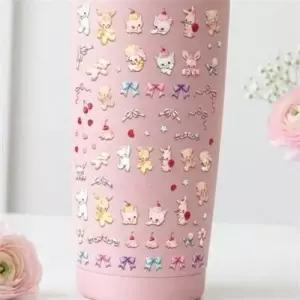 노트북 꾸미기 스티커 핸드폰 꾸미기 스티커 귀여운 다이어리 동물 WFOA5O0