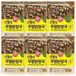 오뚜기 산청식 우렁된장국 500g x 6개 / 즉석국 탕 찌개 간편식