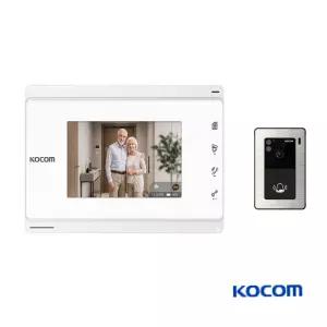 코콤 디지털 7인치 인터폰 비디오폰(K6B VP-70C) 화이트 색상 (도어카메라 포함)