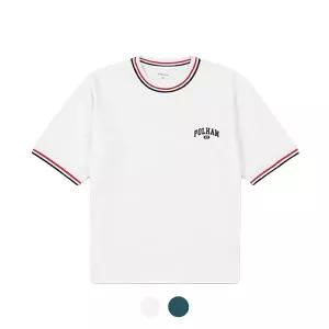 [폴햄키즈] 시그니처 공용 자가드 소로나 넥요꼬 반팔티_PKE2TS3420