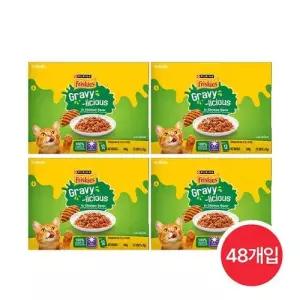 퓨리나 고양이파우치 프리스키 그레이비 치킨 70g 48개