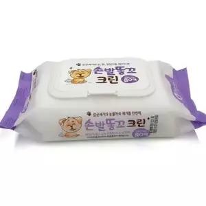 애견 발바닥 고양이 물티슈 위생 애완용 배변 반려동물 WFN8J65