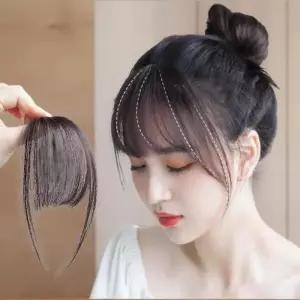 아트박스/신상오픈런 여자 10대 앞머리 가발 사이드뱅 부착 헤어롤