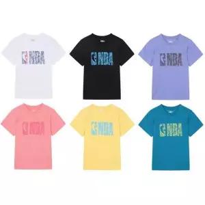 [NBA KIDS](천안아산점)드로잉 빅로고 티셔츠(K252Z1301P)