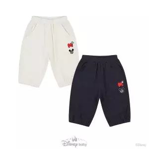 [디즈니베이비](신세계 사우스시티)[26년 여름신상]미키편안한7부바지(CREAM,NAVY)_79T322006