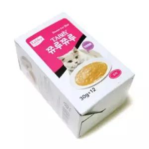 고양이 간식 쮸루쮸루 도미 30g 12P 반려묘 파우치 WFODFVA
