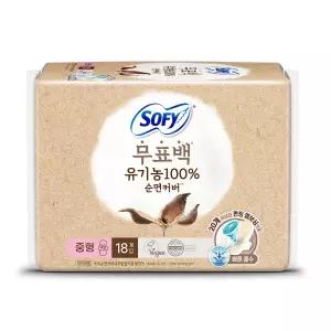 소피생리대 쏘피유기농 무표백 순면 중형 72입