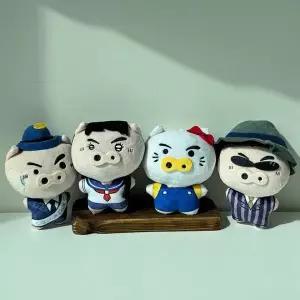 [하프클럽/]귀여운 돼지 캐릭터 인형 가방 고리 자동차 백참 장식 선물용