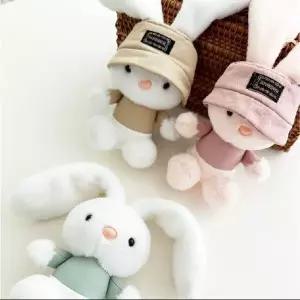 [하프클럽/]힙합 토끼 애착인형 가방고리 백참 자동차 열쇠고리 인형 선물