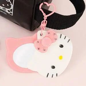 [하프클럽/]가방 꾸미기 휴대용 손거울 장식용 미니 거울 열쇠고리 선물용