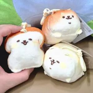 [하프클럽/]이스트겐 식빵 강아지 인형 6cm 가방 장식 열쇠고리 1P 귀여운 동