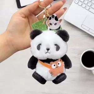 [하프클럽/]귀여운 팬더 인형 가방 참 장식 백팩 꾸미기 소품 자동차