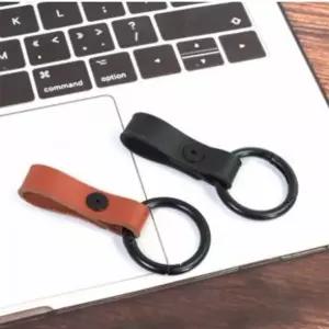 [하프클럽/]고급 소가죽 바이크 자동차 열쇠고리 선물용 차량용