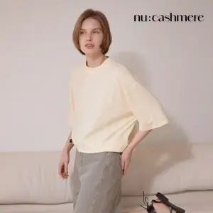 누캐시미어 26SS 피마코튼 100수 웰니스 티셔츠