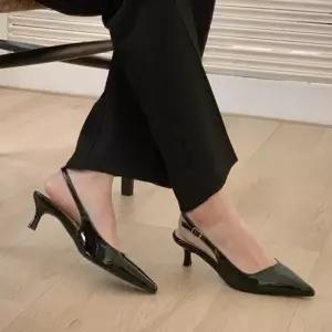 펌프스힐 하이힐 토오픈 정장구두 슬링백힐 여성화