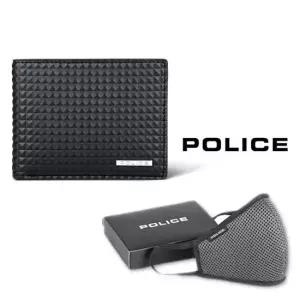 마스크 세트 지갑 슬림 POLICE 콤보 POLICE PYRAMID SLIM WALLET WITH