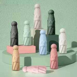 [우산양산] 케이스포함 우산인쇄 기념품 마카롱우산 가벼운