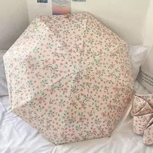 [우산양산] 플라워 암막 사이즈 우산 여성 양산 패턴 미니 고급