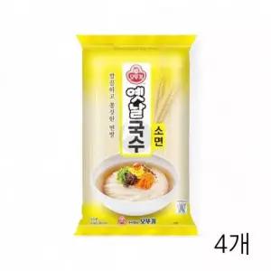 식자재 오뚜기 옛날국수 소면 X 잔치국수 국수면 1.5kg 4개