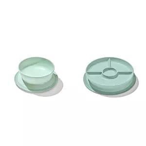 OXO 토트 스틱 앤 스테이 흡입 볼 및 분할 플레이트 번들 - 오팔