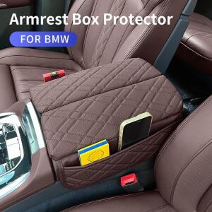 BMW G30 G32 6GT F10 G05 G06 G07 G11 G12 X5 X6 X7 자동차 센터 콘솔 팔걸이 보호대 커버 패드 보관 가방