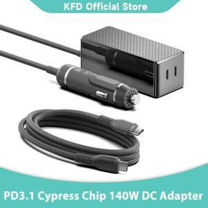 PD3.1 140W 100W 28V5A 20V5A DC 차량용 충전기 Lenovo Macbook Pro 용 12V-24V USB 유형 C 고속 충전 Sams
