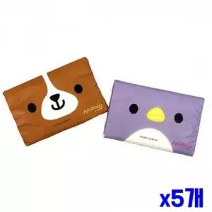 캐릭터 여행용 휴대용티슈 60매 2P x5개 WFODTSY