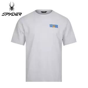 듀오테크 남성 그래픽 반팔 티셔츠 SPKMCNRS309M-LGR