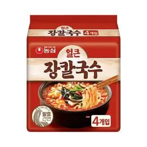 봉지라면 농심 얼큰 장칼국수 103g 8개