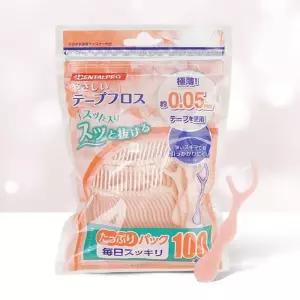 [룽스_65]무향료 부드러운 테이프 치실 100개입