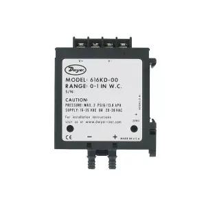 Dwyer 차압 송신기 616KD-00-V DIN 마운트 0-1인치 w.c.