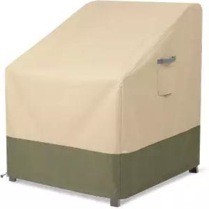 잔디 딥 시트 및 데크 회전 의자를 위한 BPS 파티오 커버 600D 방수 야외 가구를 반사 손잡이 28 W x 34 D