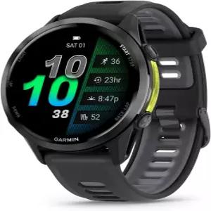 Garmin Forerner 970 프리미엄 GPS 러닝 및 트라이애슬론 스마트워치 AMOLED 디스플레이 내장 LED