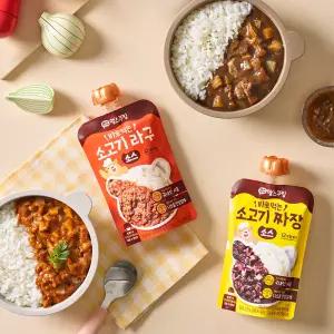 맘스쿠킹 바로먹는 이유식소스 100g 10입 2종 택1(짜장/라구)