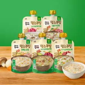 맘스쿠킹 스파우트 이유식 12개월~ 100g 10입 5종 택1(닭백숙/소고기두부/소불고기/순두부찌개/된장전골)